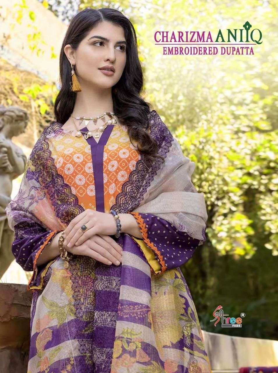 CHARISMA ANIIQ EMBROIDERED DUPATTA